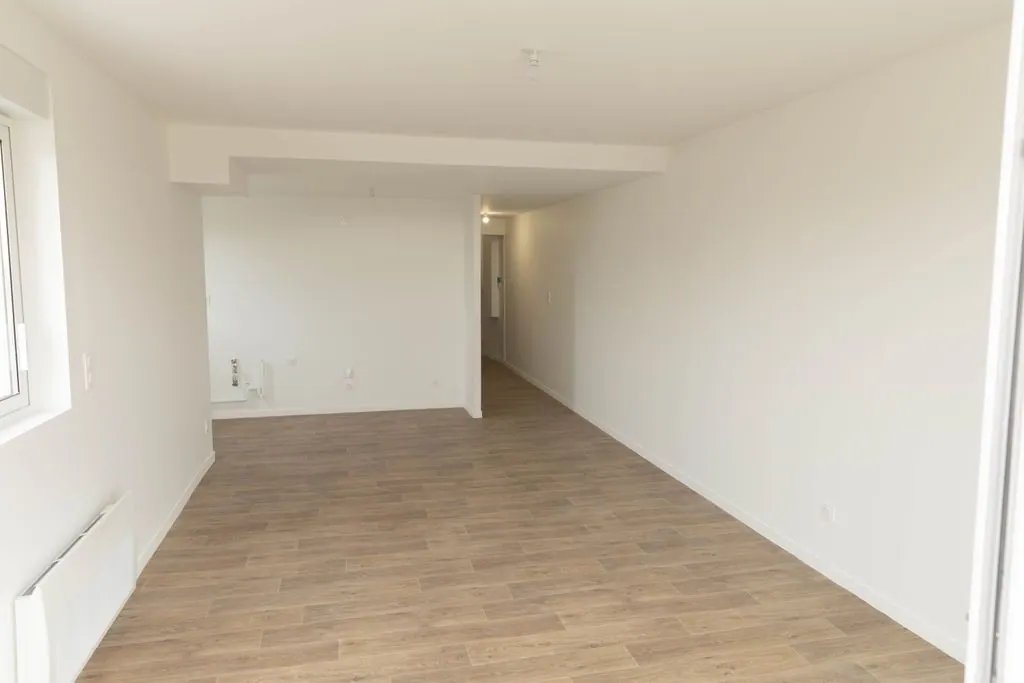 Le séjour, ouvert sur l'extérieur, Appartement 14 T3 à Agen